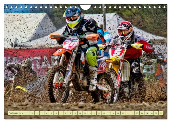 Produktbild: Motocross - so cool (Wandkalender 2026 DIN A4 quer), CALVENDO Monatskalender