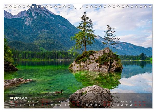 Produktbild: German and Austrian Alps (Wall Calendar 2026 DIN A4 landscape), CALVENDO 12 Month Wall Calendar