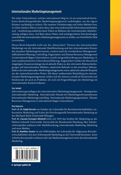 Produktbild: Internationales Marketingmanagement