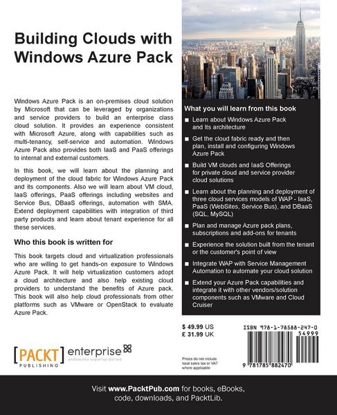 Produktbild: Building Clouds with Windows Azure Pack