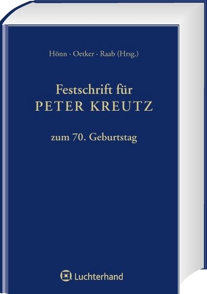 Produktbild: Festschrift f&uuml;r Peter Kreutz