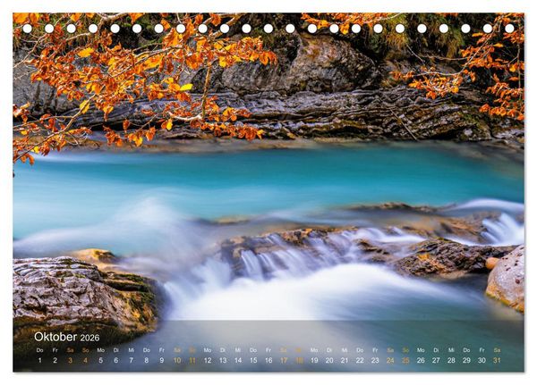 Produktbild: Idyllische Wasserwelten (Tischkalender 2026 DIN A5 quer), CALVENDO Monatskalender