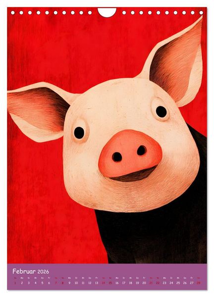 Produktbild: Folk Art Seasons (Wandkalender 2026 DIN A4 hoch), CALVENDO Monatskalender