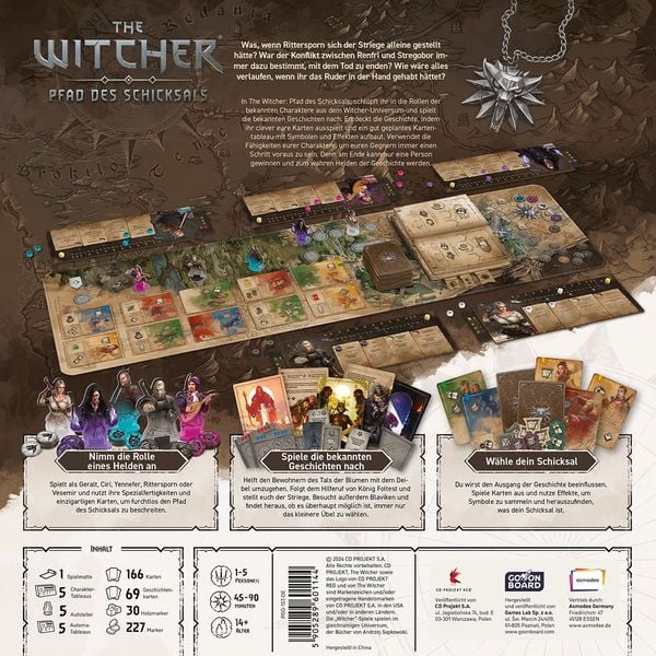 Produktbild: Go on Board - The Witcher: Pfad des Schicksals