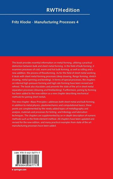 Produktbild: Manufacturing Processes 4
