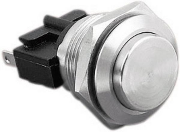 Produktbild: Bulgin MP0031/2 MP0031/2 Vandalismusgesch&uuml;tzter Drucktaster 250 V/AC 5 A 1 x Aus/(Ein) tastend (&Oslash; x H) 21.5 mm x 33.8 mm IP66 1 St.