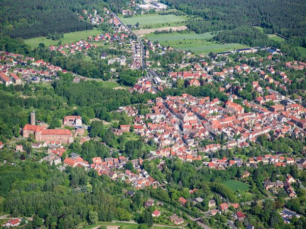 Produktbild: CALVENDO Puzzle Bad Belzig im Fl&auml;ming aus der Vogelperspektive | 1000 Teile Lege-Gr&ouml;&szlig;e 64 &times; 48 cm Foto-Puzzle f&uuml;r gl&uuml;ckliche Stunden