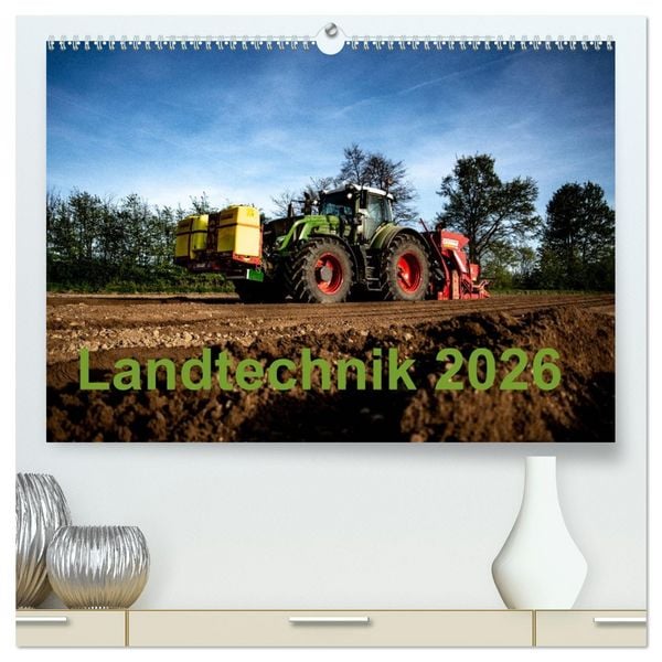 Produktbild: Landtechnik 2026 (hochwertiger Premium Wandkalender 2026 DIN A2 quer), Kunstdruck in Hochglanz