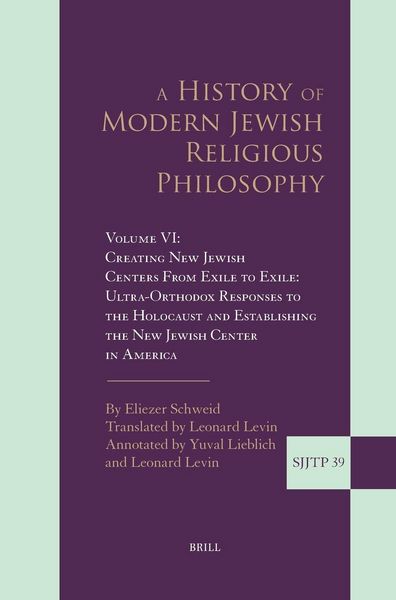 Produktbild: A History of Modern Jewish Religious Philosophy