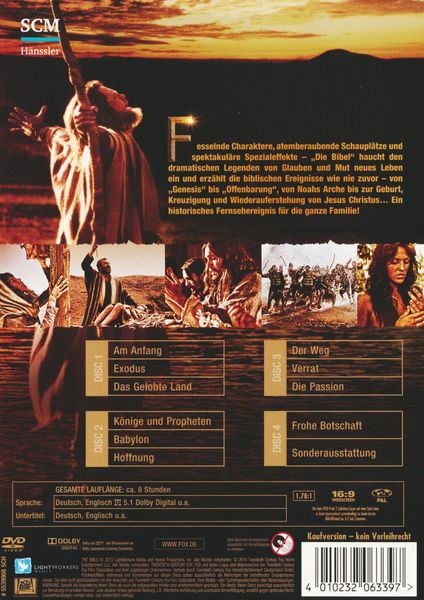 Produktbild: Die Bibel [4 DVDs]