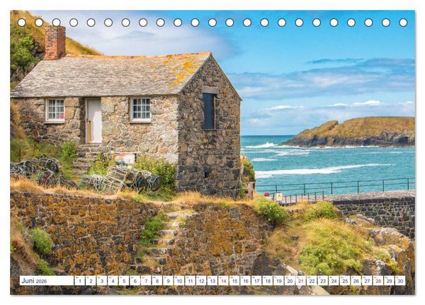 Produktbild: Cornwall Impressionen (Tischkalender 2026 DIN A5 quer), CALVENDO Monatskalender