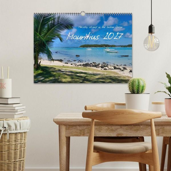 Produktbild: Mauritius - Holiday island in the Indian Ocean (Wall Calendar 2027 DIN A3 landscape), CALVENDO 12 Month Wall Calendar