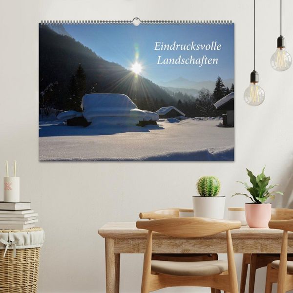 Produktbild: Eindrucksvolle Landschaften (Wandkalender 2026 DIN A2 quer), CALVENDO Monatskalender