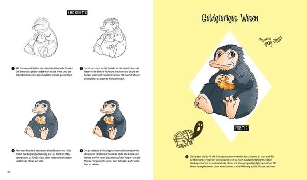Produktbild: Die Zeichenschule f&uuml;r Potterheads