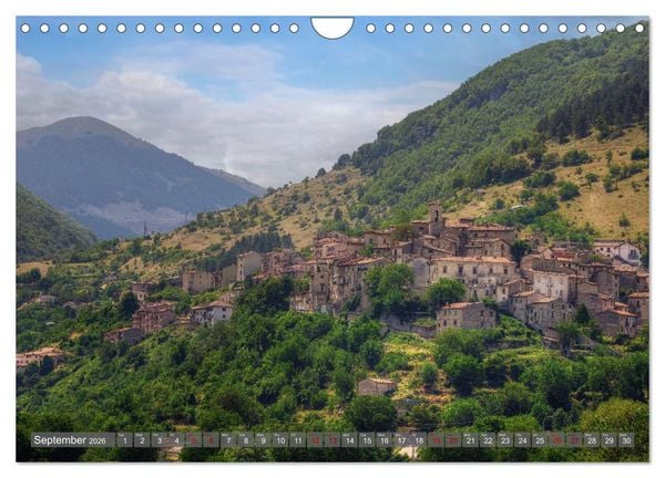 Produktbild: Abruzzo - The wild heart of Italy. (Wall Calendar 2026 DIN A4 landscape), CALVENDO 12 Month Wall Calendar