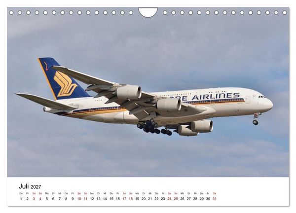 Produktbild: Flugzeuge aller Art (Wandkalender 2027 DIN A4 quer), CALVENDO Monatskalender