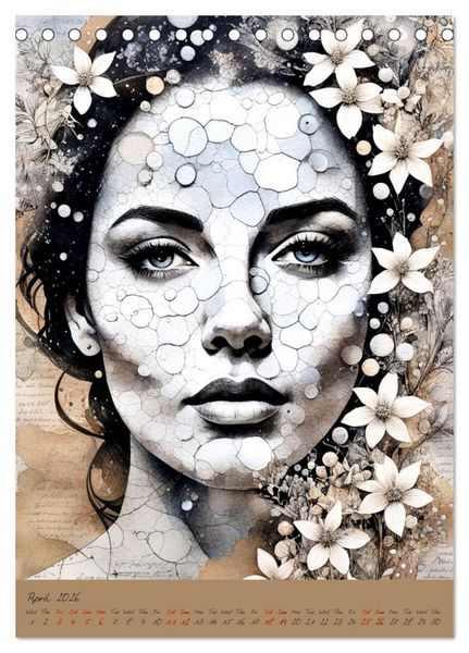 Produktbild: A woman's view (Desk Calendar 2026 DIN A5 portrait), CALVENDO 12 Month DeskCalendar
