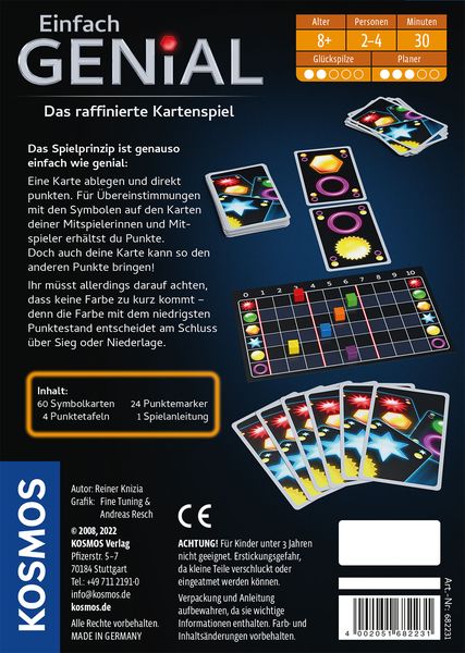 Produktbild: Einfach Genial Das Kartenspiel