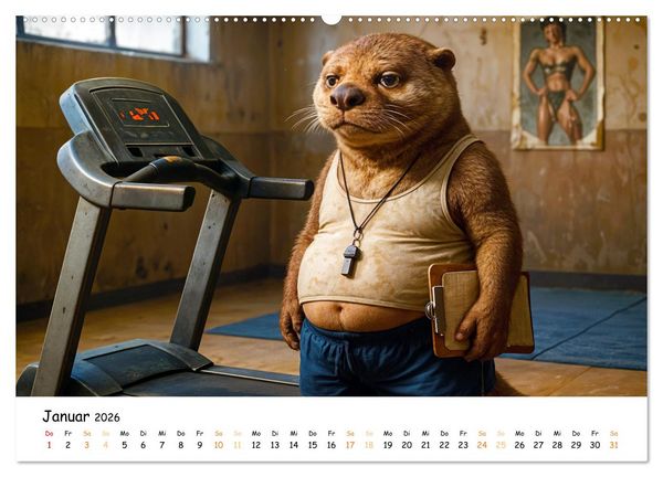 Produktbild: Dienst nach Vorschrift (hochwertiger Premium Wandkalender 2026 DIN A2 quer), Kunstdruck in Hochglanz