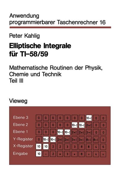 Produktbild: Elliptische Integrale f&uuml;r TI-58/59