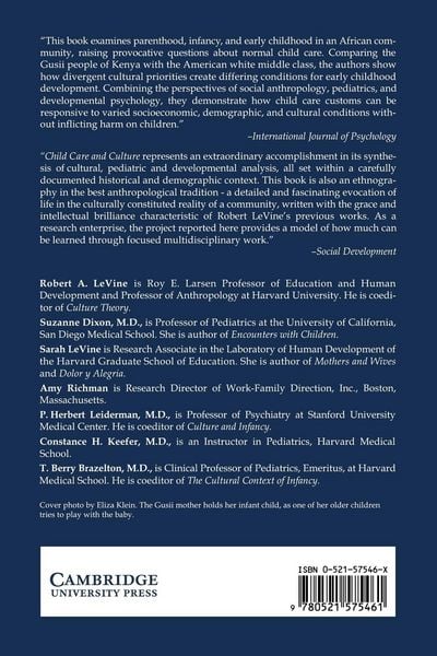 Produktbild: Child Care and Culture