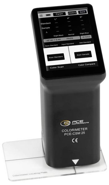 Produktbild: PCE Instruments Farbmessger&auml;t PCE-CSM 25 |D/8&deg; Messgeometrie mit SCI |15 Farbr&auml;ume &ndash; CIE Lab, Luv, LCh, Yxy und weitere