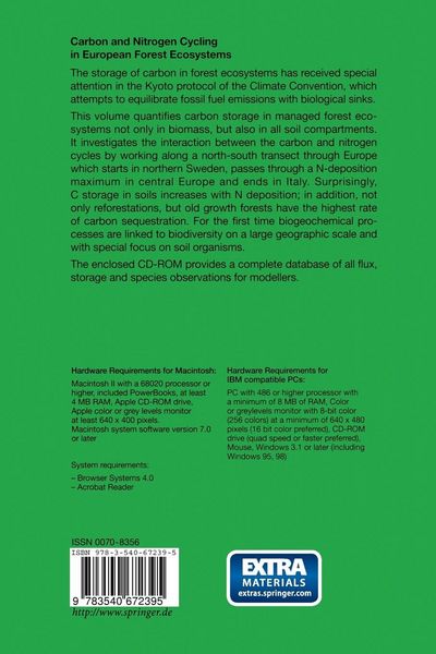 Produktbild: Carbon and Nitrogen Cycling in European Forest Ecosystems