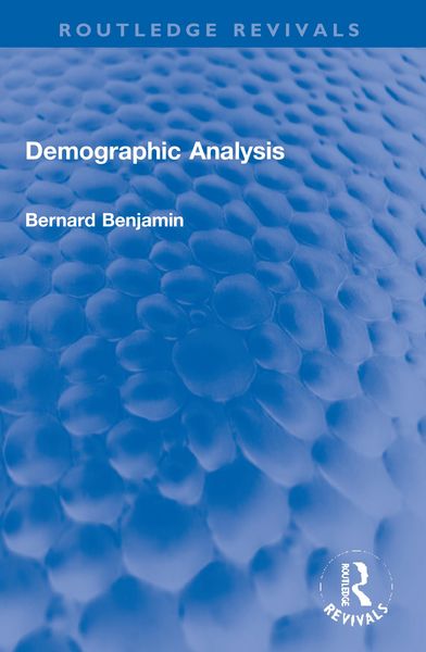 Produktbild: Demographic Analysis