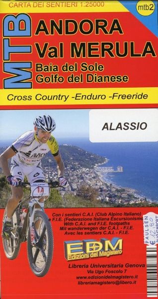 Produktbild: MTB Alassio, Andora, Val Merula 1 : 25.000