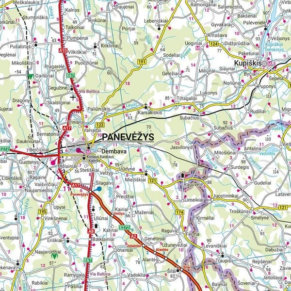Produktbild: Freytag & berndt Stra&szlig;enkarte Baltikum 1:400.000