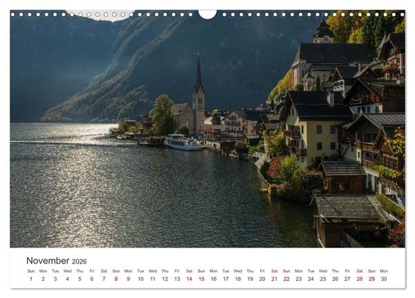 Produktbild: Hallstatt The pearl of Austria (Wall Calendar 2026 DIN A3 landscape), CALVENDO 12 Month Wall Calendar