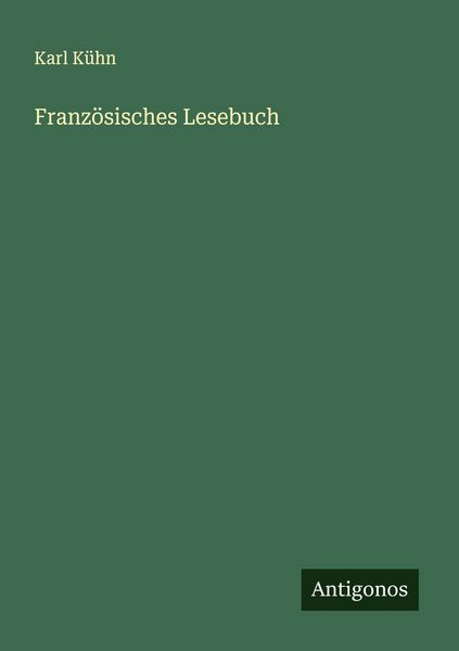 Produktbild: Franz&ouml;sisches Lesebuch