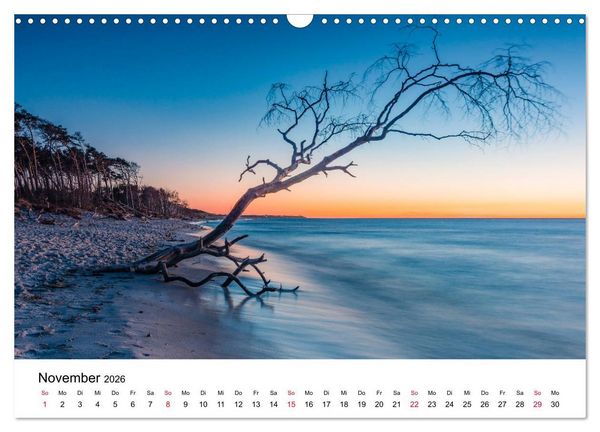 Produktbild: Fischland-Dar&szlig; - Stimmungsvolle Augenblicke (Wandkalender 2026 DIN A3 quer), CALVENDO Monatskalender