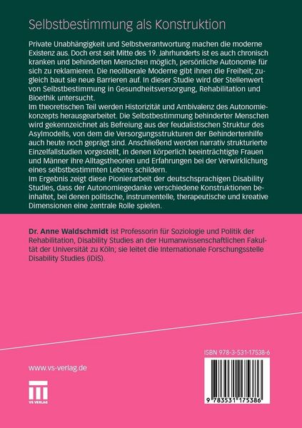 Produktbild: Selbstbestimmung als Konstruktion