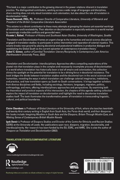 Produktbild: Translation and Decolonisation