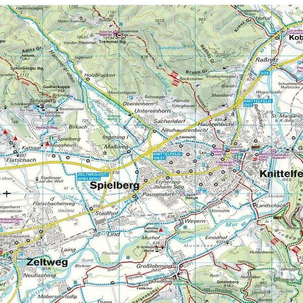 Produktbild: Freytag & berndt Wanderkarte Seetaler Alpen - Seckauer Alpen - Judenburg - Knittelfeld 1:50.000