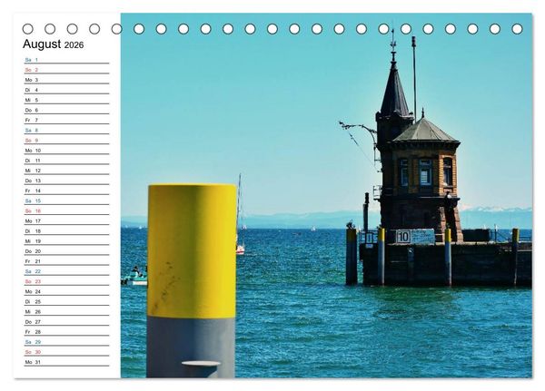 Produktbild: Konstanz - Ansichtssache (Tischkalender 2026 DIN A5 quer), CALVENDO Monatskalender
