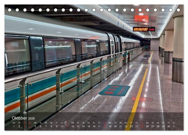 Produktbild: Shanghai - faszinierende Facetten (Tischkalender 2026 DIN A5 quer), CALVENDO Monatskalender