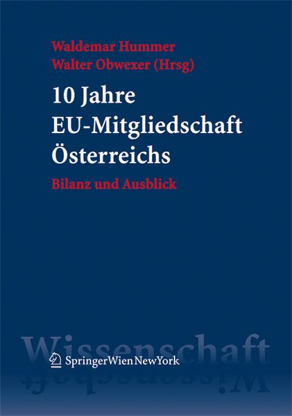 Produktbild: 10 Jahre EU-Mitgliedschaft &Ouml;sterreichs