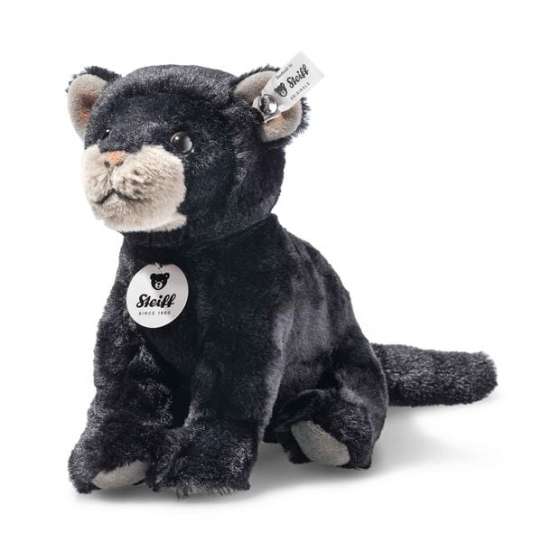 Steiff 067938 - Taky Baby Panther, sitzend, Plüsch, 19 cm