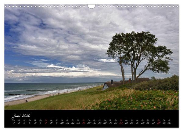 Produktbild: Sommer im Fischland-Dar&szlig;-Zingst (Wandkalender 2026 DIN A3 quer), CALVENDO Monatskalender