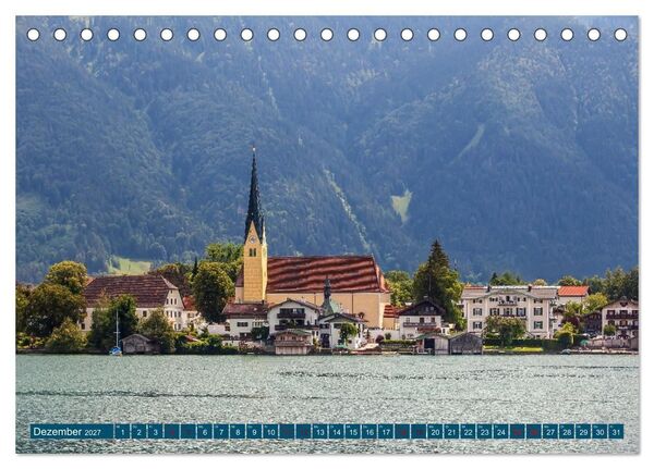 Produktbild: Bayern - Sehensw&uuml;rdigkeiten vom Allg&auml;u bis zum K&ouml;nigssee (Tischkalender 2027 DIN A5 quer), CALVENDO Monatskalender