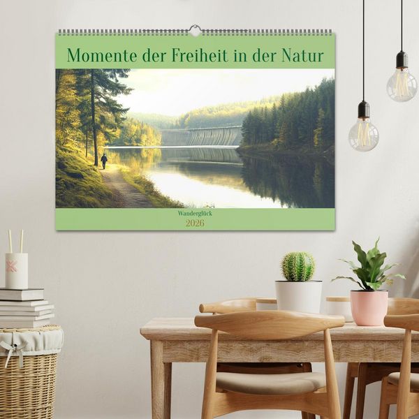 Produktbild: Wandergl&uuml;ck - Momente der Freiheit in der Natur (Wandkalender 2026 DIN A2 quer), CALVENDO Monatskalender