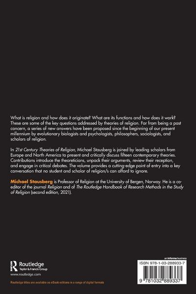 Produktbild: 21st Century Theories of Religion