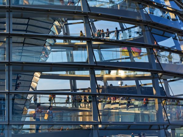 Produktbild: CALVENDO Puzzle Reichstagskuppel 1000 Teile Lege-Gr&ouml;&szlig;e 64 x 48 cm Foto-Puzzle Bild von Andreas Sch&ouml;n