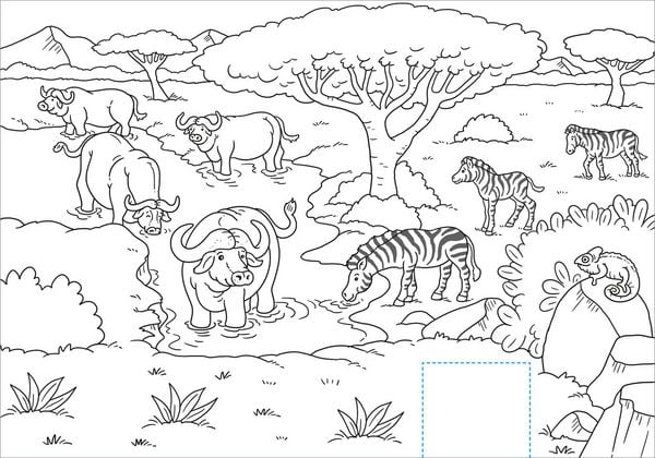 Produktbild: Schnipp Schnapp Malbuch. Wilde Tiere. Was steckt dahinter?
