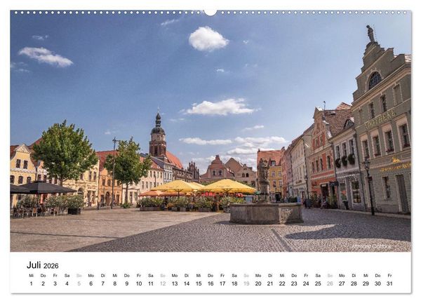 Produktbild: Cottbus/Ch&oacute;sebuz (Wandkalender 2026 DIN A2 quer), CALVENDO Monatskalender