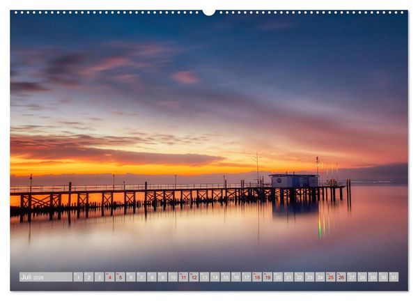 Produktbild: Bodensee-Stimmungen (hochwertiger Premium Wandkalender 2026 DIN A2 quer), Kunstdruck in Hochglanz