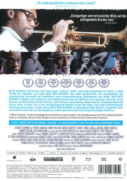 Produktbild: It Must Schwing - The Blue Note Story (2-Disc Special Edition) [2 BRs]