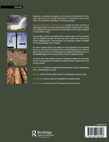 Produktbild: Engineering, Business & Professional Ethics